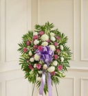 Lavender and White<br> Standing Spray Davis Floral Clayton Indiana from Davis Floral